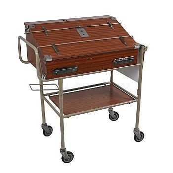 Drug Trolley Rosewood Veneer